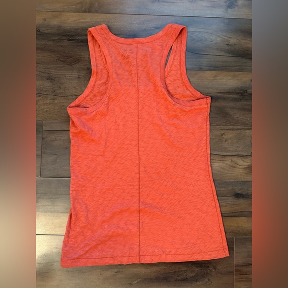 Rag & Bone JEAN Tank Top Orange Red Racerback 100% Cotton Small - Picture 5 of 5